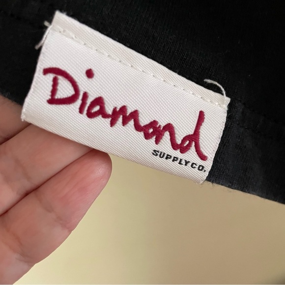 Vintage Diamond Supply Fire In Ice Tee Shirt Men's Sz L Rare HTF B30 - Picture 5 of 9